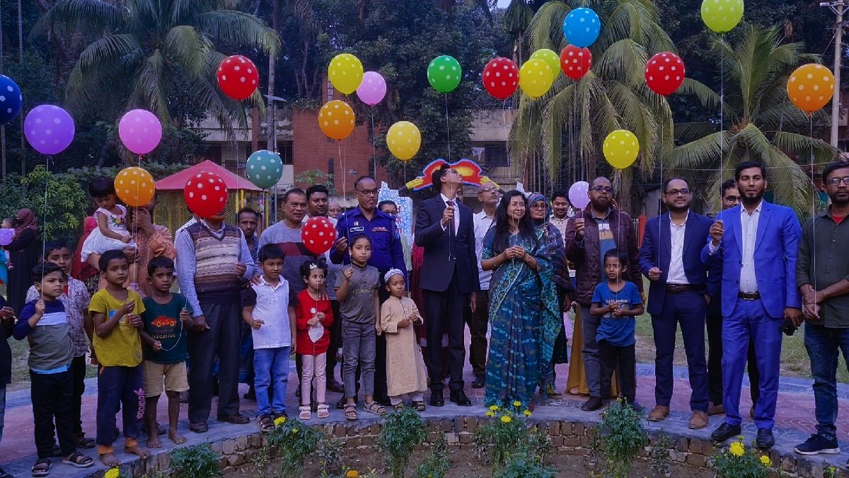 টাঙ্গাইলে শিশুদের বিনোদনে নতুন দিগন্ত—বাসাইলে উপজেলা পরিষদ শিশু পার্কের উদ্বোধন