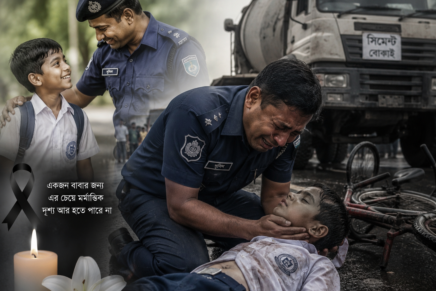দায়িত্ব পালনে গিয়ে নিজের সন্তানের নিথর দেহ উদ্ধার—কিশোরগঞ্জে হৃদয়বিদারক ট্র্যাজেডি