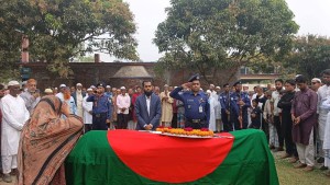 রাষ্ট্রীয় মর্যাদায় দাফন সম্পন্ন টাঙ্গাইল জেলা আওয়ামী লীগের সাধারণ সম্পাদক ও সাবেক এমপি জোয়াহেরুল ইসলাম-এর