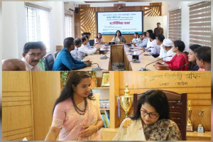 টাঙ্গাইলের ধনবাড়ী উপজেলা পরিদর্শনে জেলা প্রশাসক ও জেলা ম্যাজিস্ট্রেট