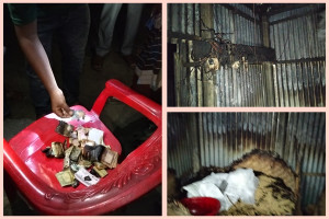 বেড়াডাকুরি পশ্চিমপাড়ায় কৃষক আব্দুল কদ্দুসের বাড়িতে ভয়াবহ অগ্নিকাণ্ড: নগদ টাকাসহ সহায়-সম্পদ পুড়ে ছাই, নিঃস্ব প্রতিবন্ধী সন্তানদের পরিবার।