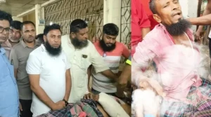যশোরের বেনাপোল স্থলবন্দরে ফর্কলিফটের মাধ্যমে পণ্য লোড করার সময় ভারী যন্ত্রাংশ বুকে পড়ে আক্তারুল ইসলাম (৫০) নামে এক শ্রমিক গুরুতর আহত হয়েছেন। আশঙ্কাজনক অবস্থায় তাকে যশোর সদর হাসপাতালে ভর্তি কর