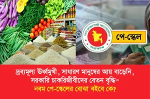 দ্রব্যমূল্য নিয়ন্ত্রণে ব্যর্থতা, অথচ সরকারি চাকরিজীবীদের বেতন বাড়ছে—নবম পে-স্কেলের বোঝা বইবে কে?
