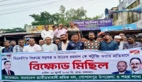 গোপালপুরে বিএনপির বিরুদ্ধে ষড়যন্ত্র ও তারেক রহমানকে কটূক্তির প্রতিবাদে বিক্ষোভ মিছিল